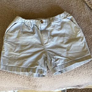 Men’s Chubbies shorts. Light blue size L 5.5” length
